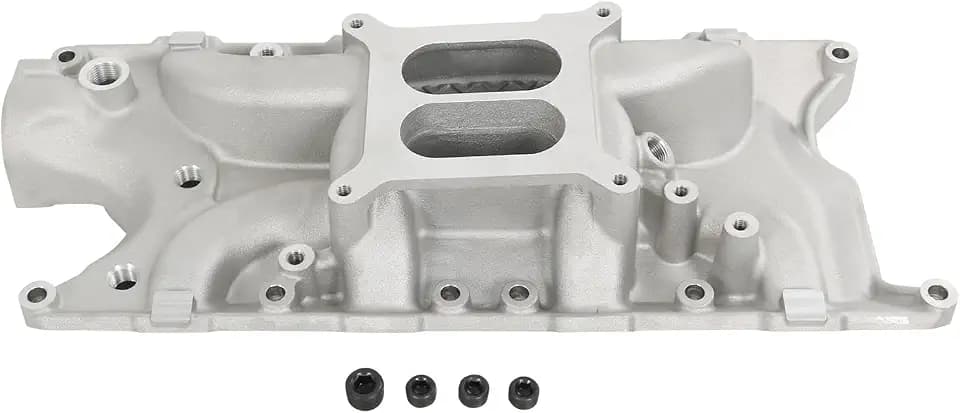 7121 Dual Plane Intake Manifold Compatible with 1962-2001 Ford Small Block