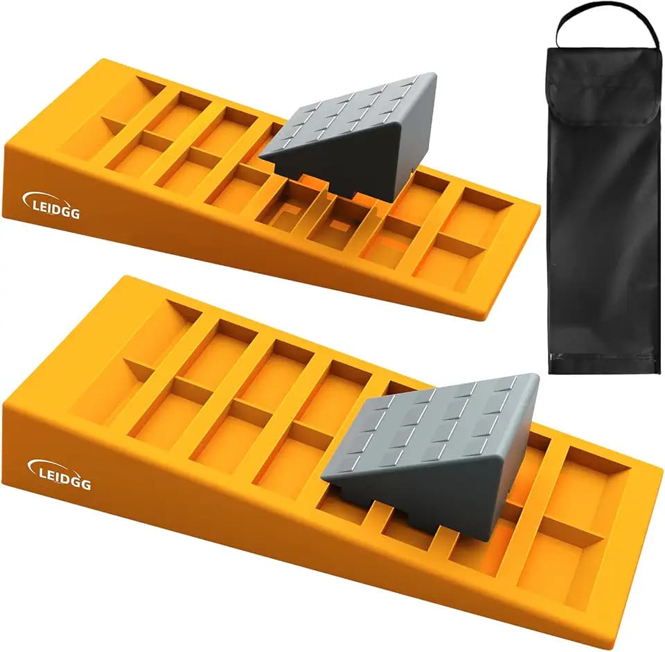 2 Pack RV Leveling Blocks Heavy Duty Camper Ramps