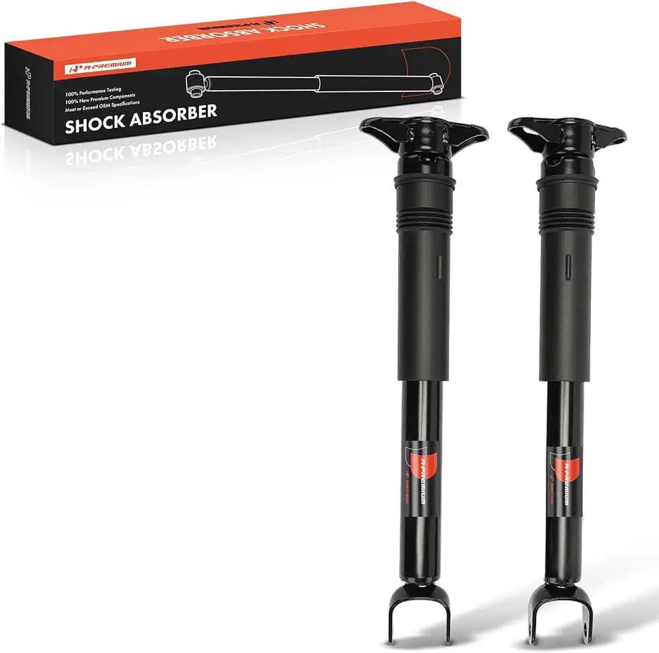A-Premium Rear Shock Absorbers, Set of 2 - Compatible with Jeep