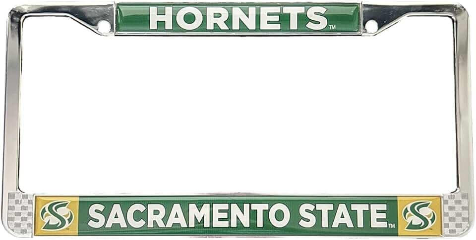 Sacramento St License Plate Frame - College Car Truck Accessory