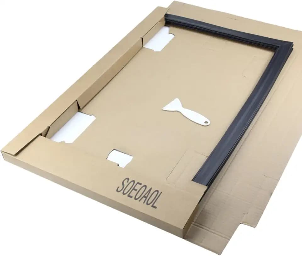 Upgraded 241872509 Freezer Door Gasket, Refrigerator Door Gasket 1379485 240542109 240542121 AP4315906 for compatible with Electrolux, Frigidaire,【Black】, with a 2-year warranty.