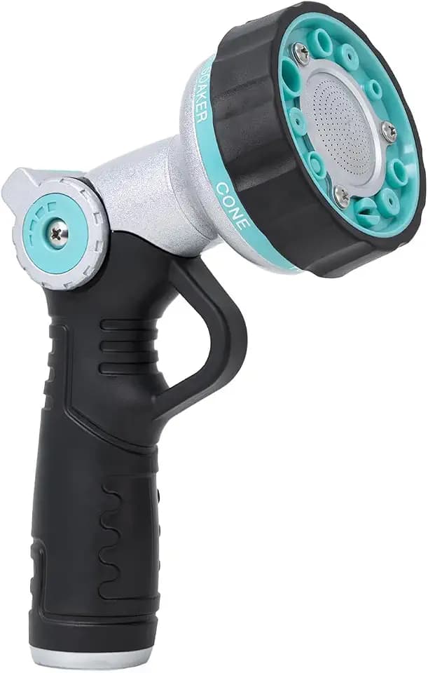 QUOBAS Garden Hose Nozzle Heavy Duty, Water Hose Sprayer Nozzle