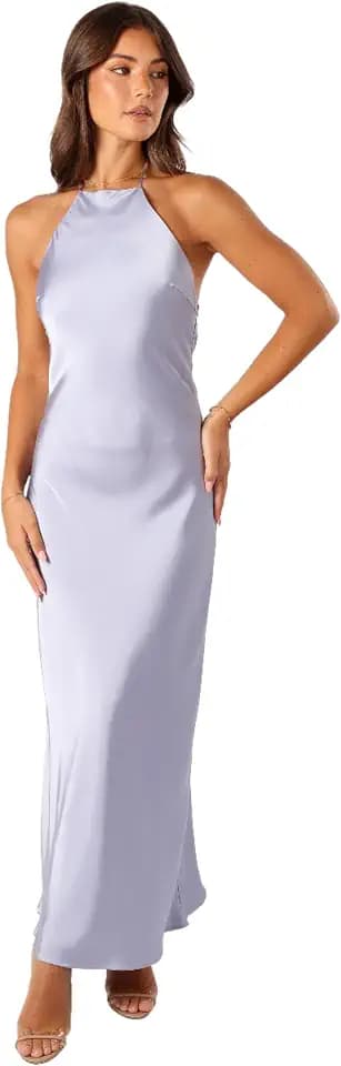 Petal & Pup Women's Hadley Halterneck Maxi Dress