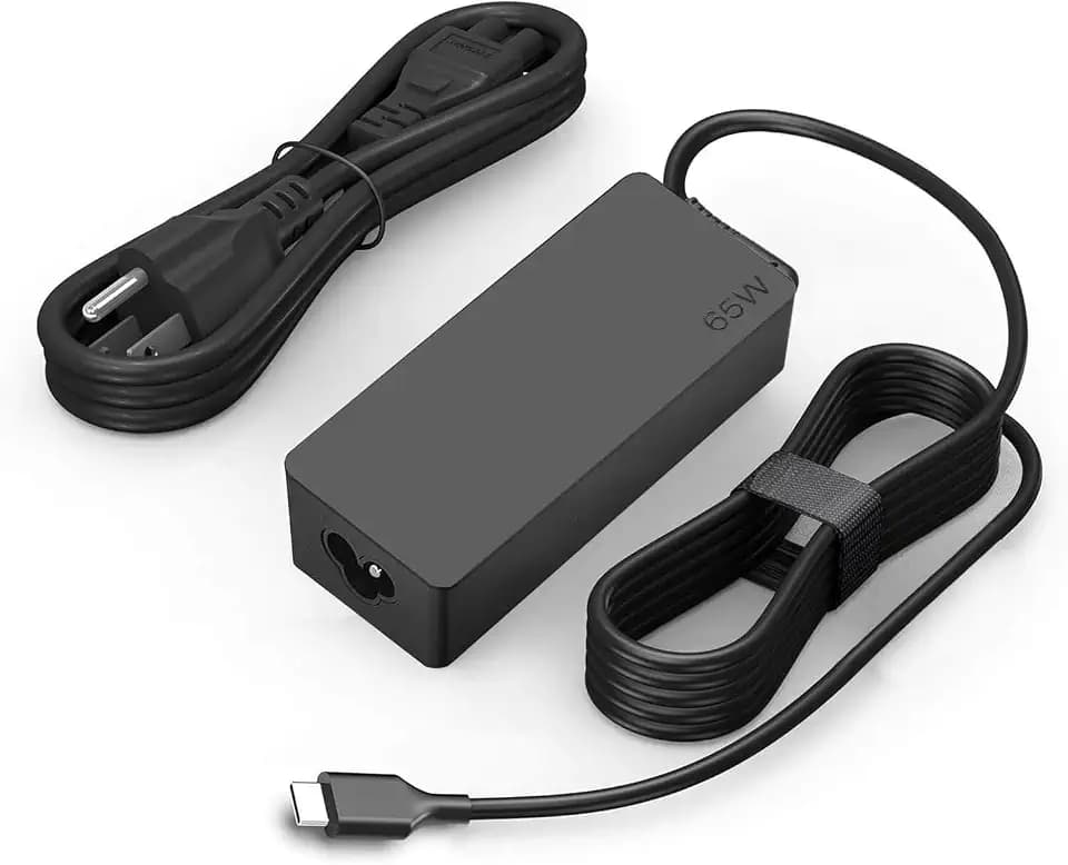 65W USB C Laptop Charger Replacement for Lenovo Thinkpad/Yoga/Chromebook