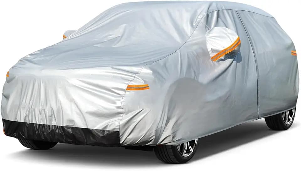 GUNHYI Waterproof 6-Layer Hatchback Car Cover,Size H1 (See Size Chart)