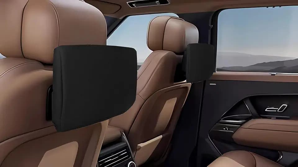 Rear Seat Screen Protectors for 2024-2025 Range Rover | 2-Pack Shock-Absorbing Covers | Elastic Strap Design, Easy Installation