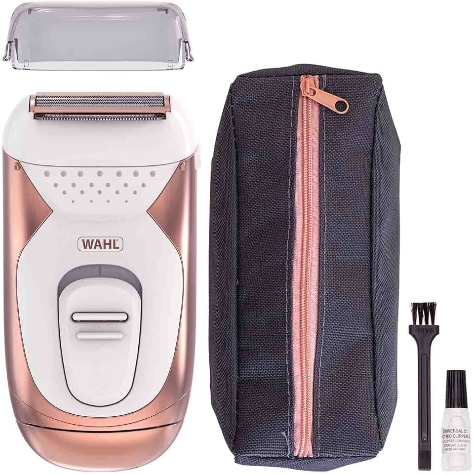Wahl Damenrasierer, wiederaufladbar, spritzwassergeschützt für sanfte Rasur