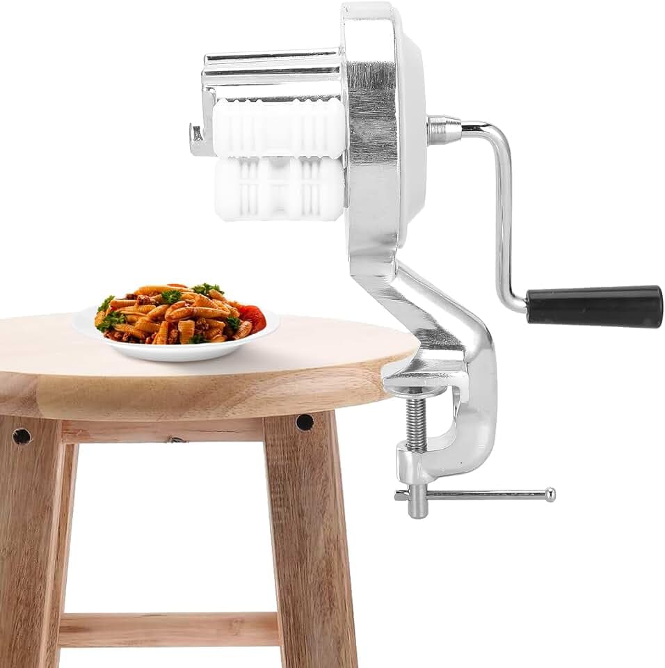Manuelle Cavatelli Maker, Kompakte Nudelmaschine für Orecchiette, Gnocchetti, Spaghetti, 25 cm Edelstahl für Pasta-Liebhaber und Haushaltsköche
