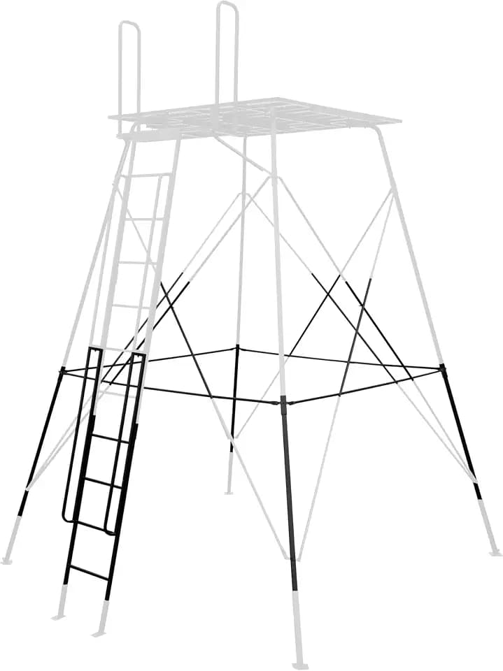 CAGE® 2.0 Permanent Hub Blind,Tower, Extension Kit, Floormat, Shooting Rail and Blaze Orange Safety Cap, Each Sold Separately