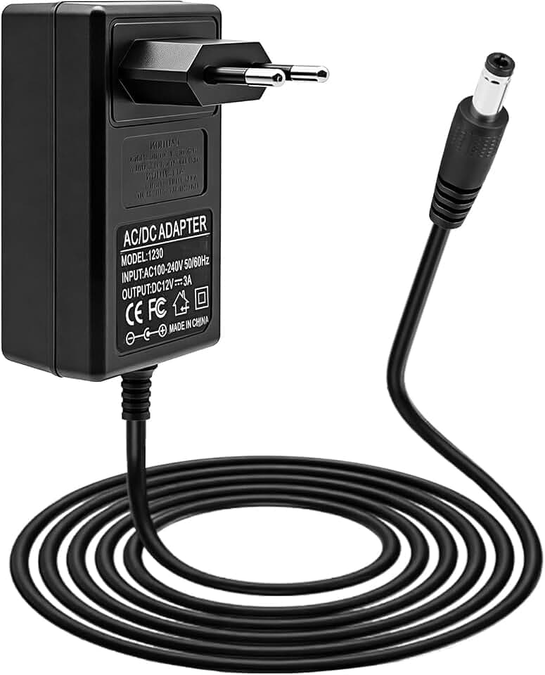 12V 3A Netzteil, 36W AC DC Adapter, 100-240v 50-60hz, Universal Netzadapter