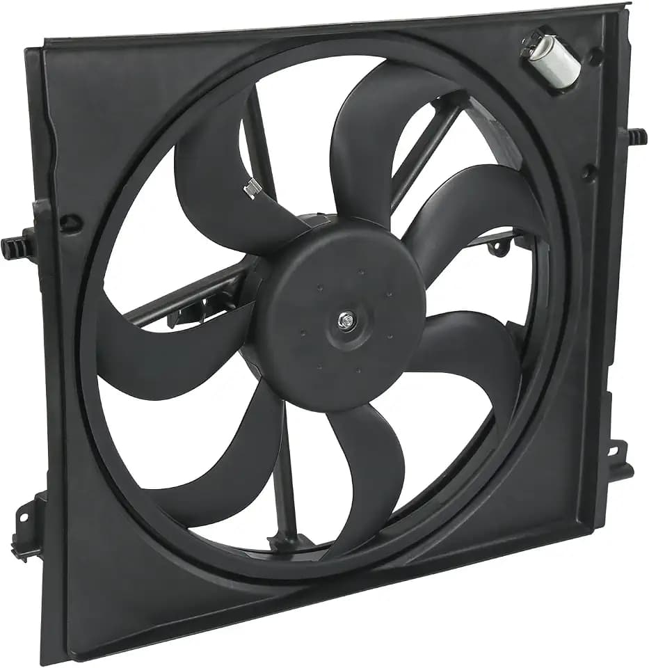 Radiator Cooling Fan Assembly Replacement for Nissan Rogue Sport 2.0L 2017 2018 2019, Replace 214816MA0A, NI3115162