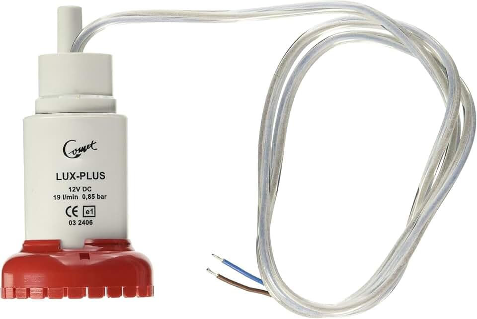 Comet Tauchpumpe Lux-Plus 19 l 0,85 bar lose, Rot