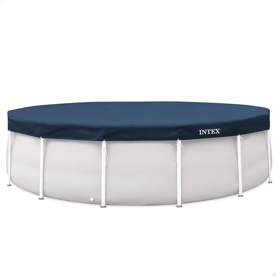 INTEX Poolabdeckung rund für Pools Ø 457 cm Ganzjahresplane (28083)
