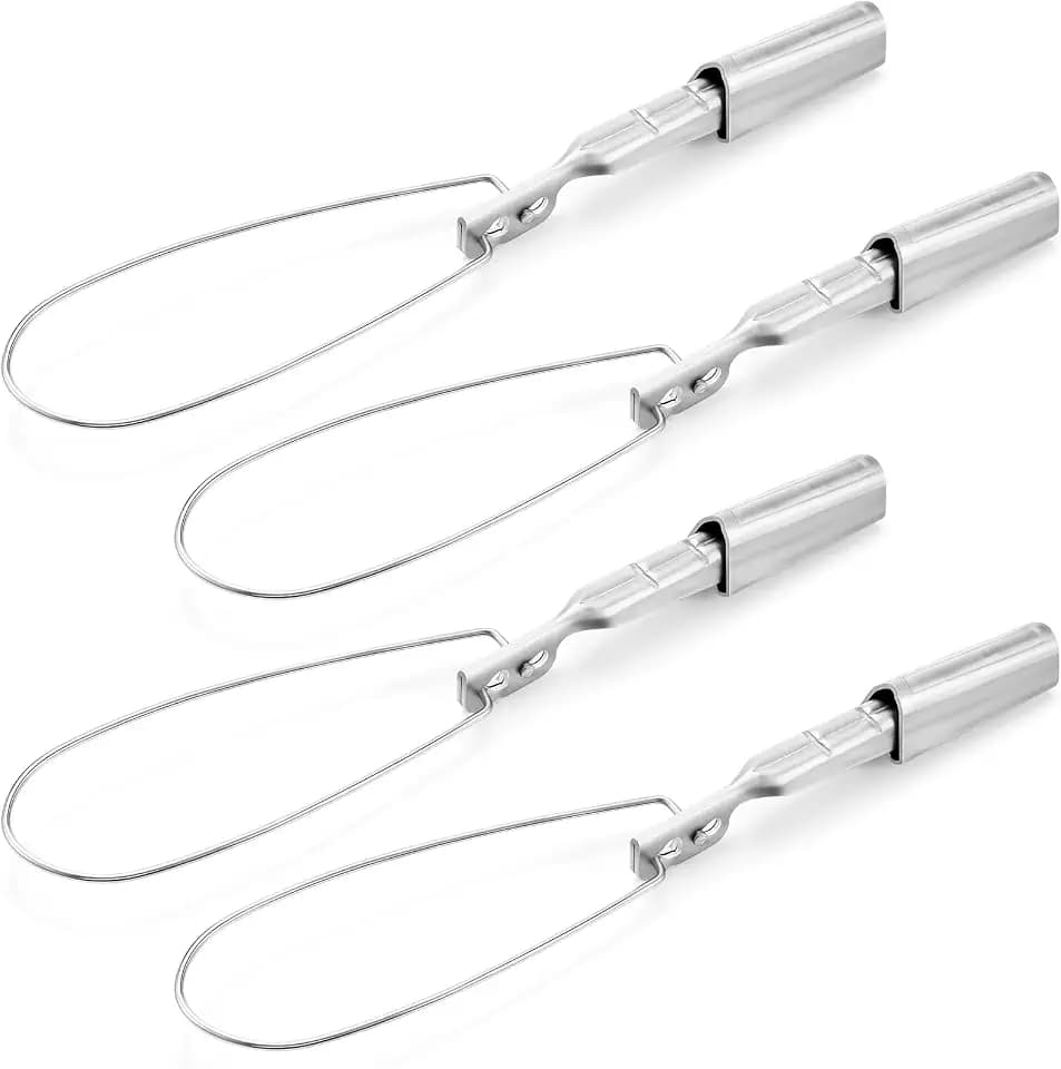 Gisafai 4 Pcs Aluminium Wedge Clamps Steel Ball Handle Loop with Lock Service Acsr Range 6-2 Corrosion Resistant Cable Clamp for Tighten Cables Wedge Shell Reduce Strain on Conductors(11.8 x 3 Inch)