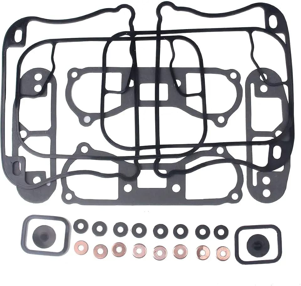 New Full Rocker Box Gasket Kit Steel Base Gaskets for 1992-1999 Evolution Big Twin Replace # 17042-92