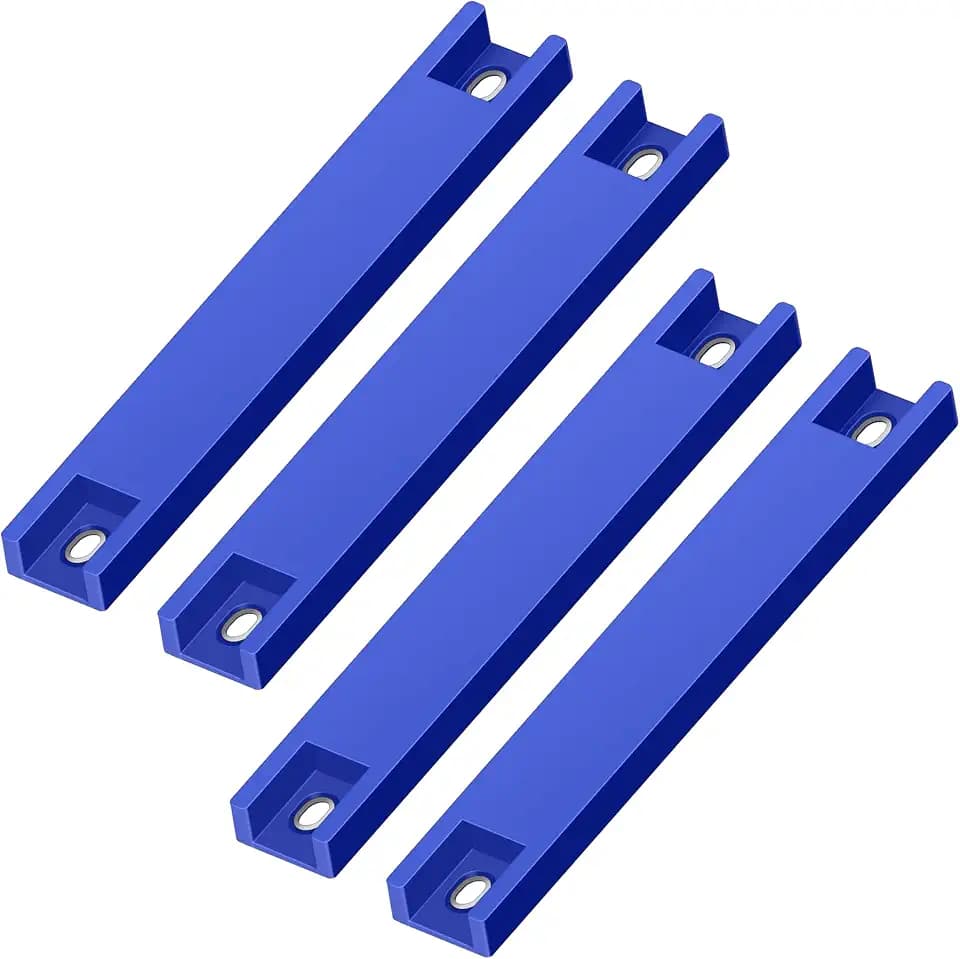 4 Pack Magnetic License Plate Holder，Temp Tag Holder for Car Dealer License Plates on Test Drives，Magnet License Plate Holder，License Plate Magnetic Mount，License Plate Magnet（Blue）