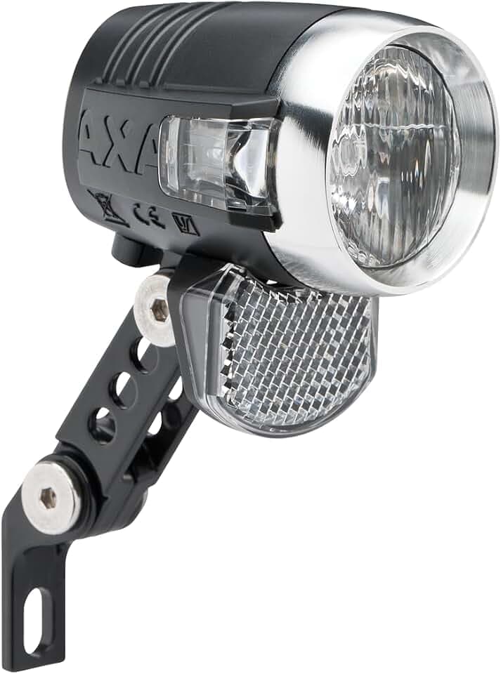 AXA Blueline 50-T Steady Auto – Dynamo Fahrradlicht – 50 Lux – Tagfahrlicht und Standlicht – StVZO zugelassen