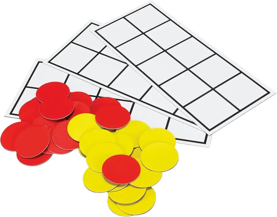 Really Good Stuff Jumbo Magnetic Ten-Frame Set of 6