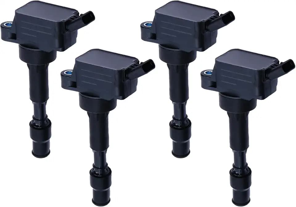4PCS UF816 Ignition Coils Ignition Coil Pack Fits for 2017-2024 Forte, 2020-2023 Soul, 2015-2020 Elantra, 2015-2019 Sonata 2.0L 2.4L, 273002E601 Coil Pack Aftermarket Parts
