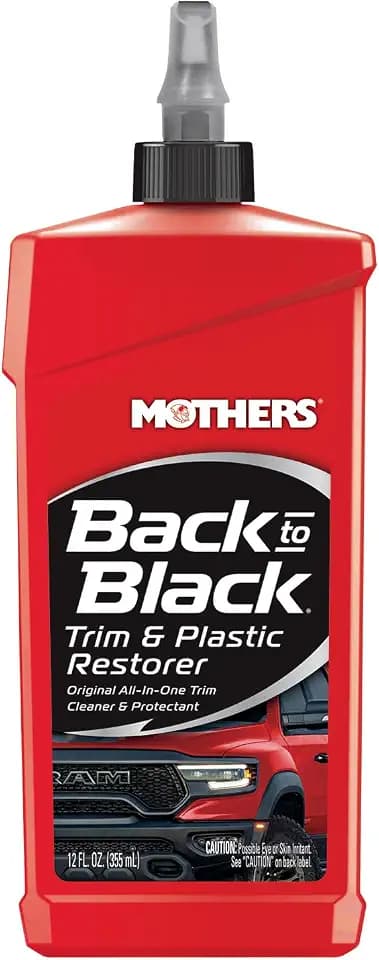 Mothers Back-to-Black Trim & Plastic Restorer, 12 oz. (06112)