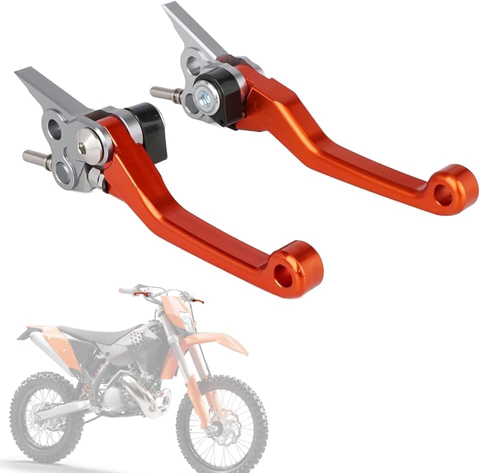 Motorrad-Brems- und Kupplungshebel, für Dirt Bike und Motocross Orange