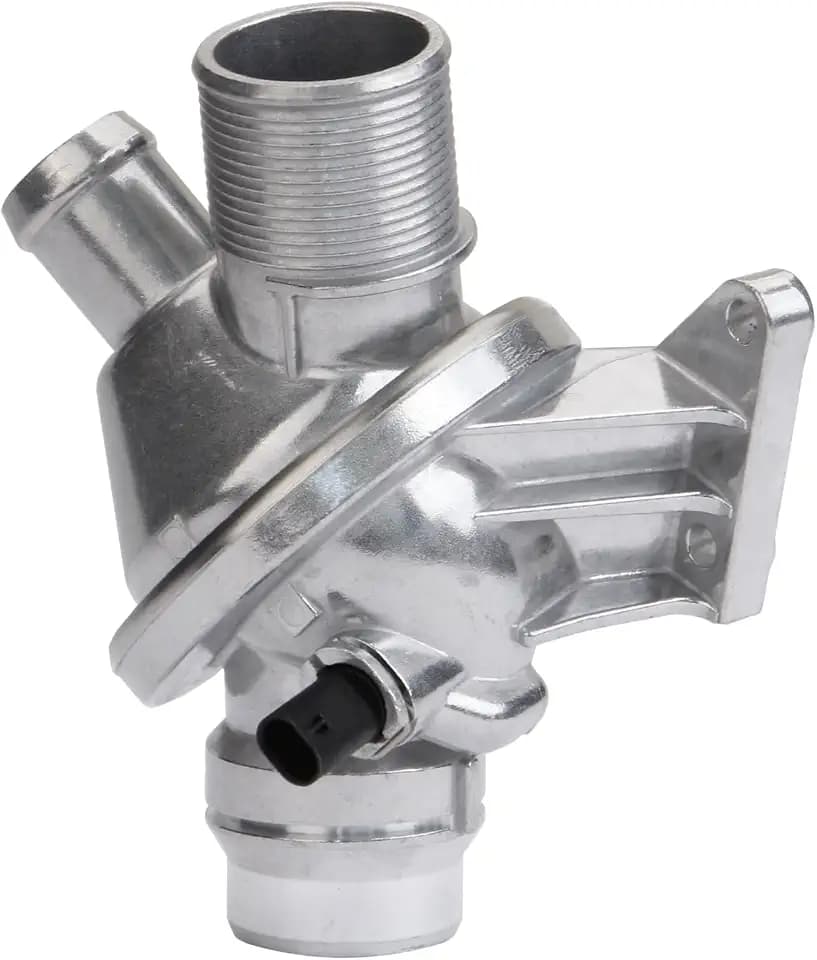 MITZONE Upgraded Aluminum Coolant Thermostat Assembly Compatible with 2012-2016 BMW 320i 325i 328i 520i 528i X5 X4 X3 X1 428i 420i 220i 228i Replace Number 11538635689 11538636595