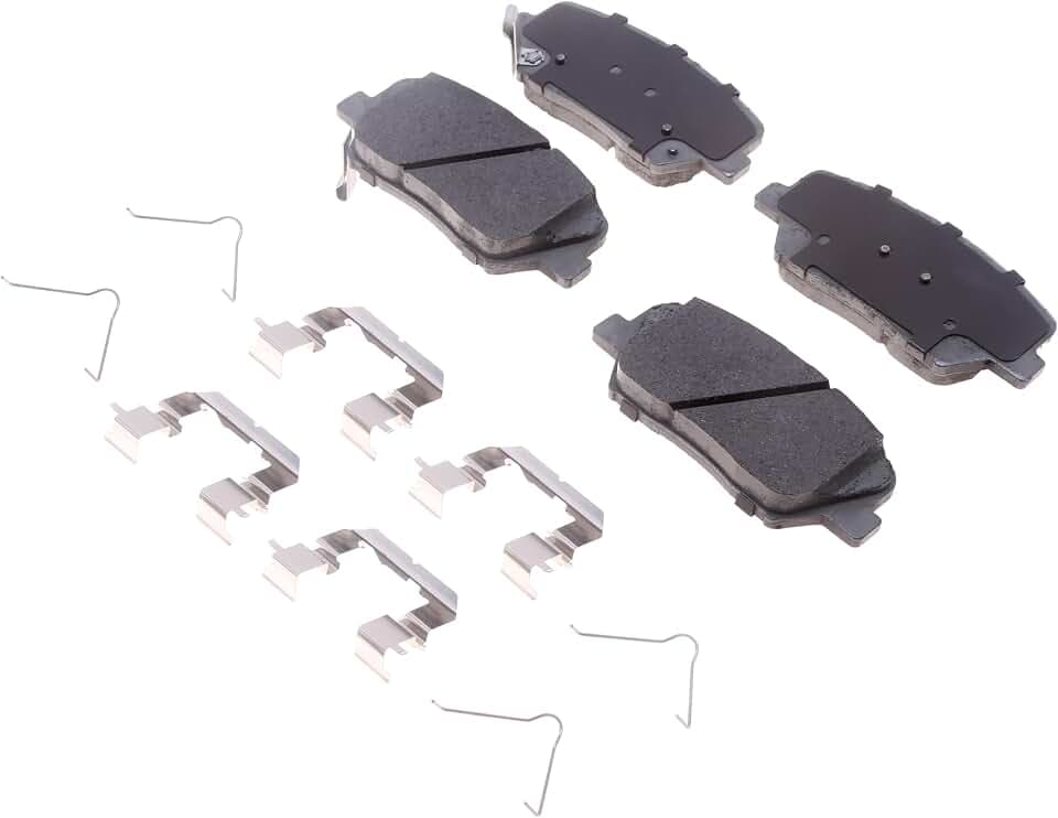 ACDelco Silver 14D1815CHF1 (19430436) Ceramic Front Disc Brake Pad Set