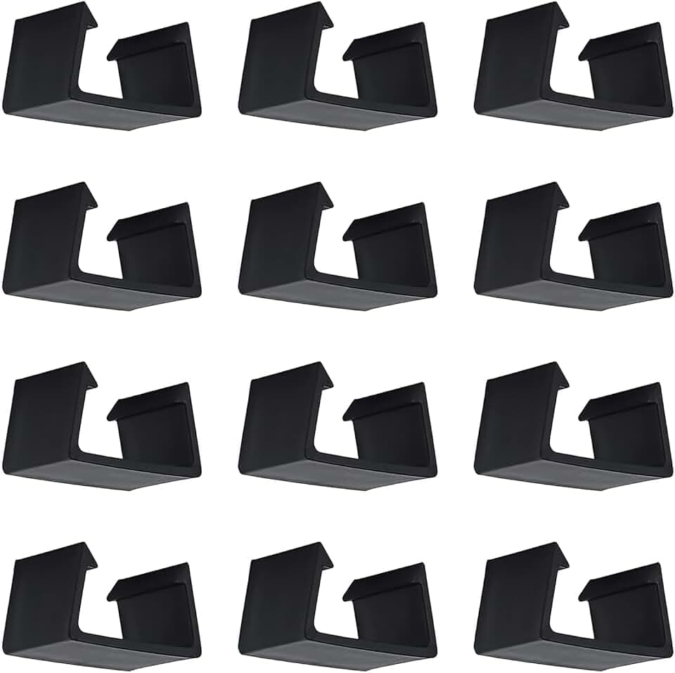 Terrassenmöbel Clips, 6,7 cm Rattan Möbel Clips, 12 Stück