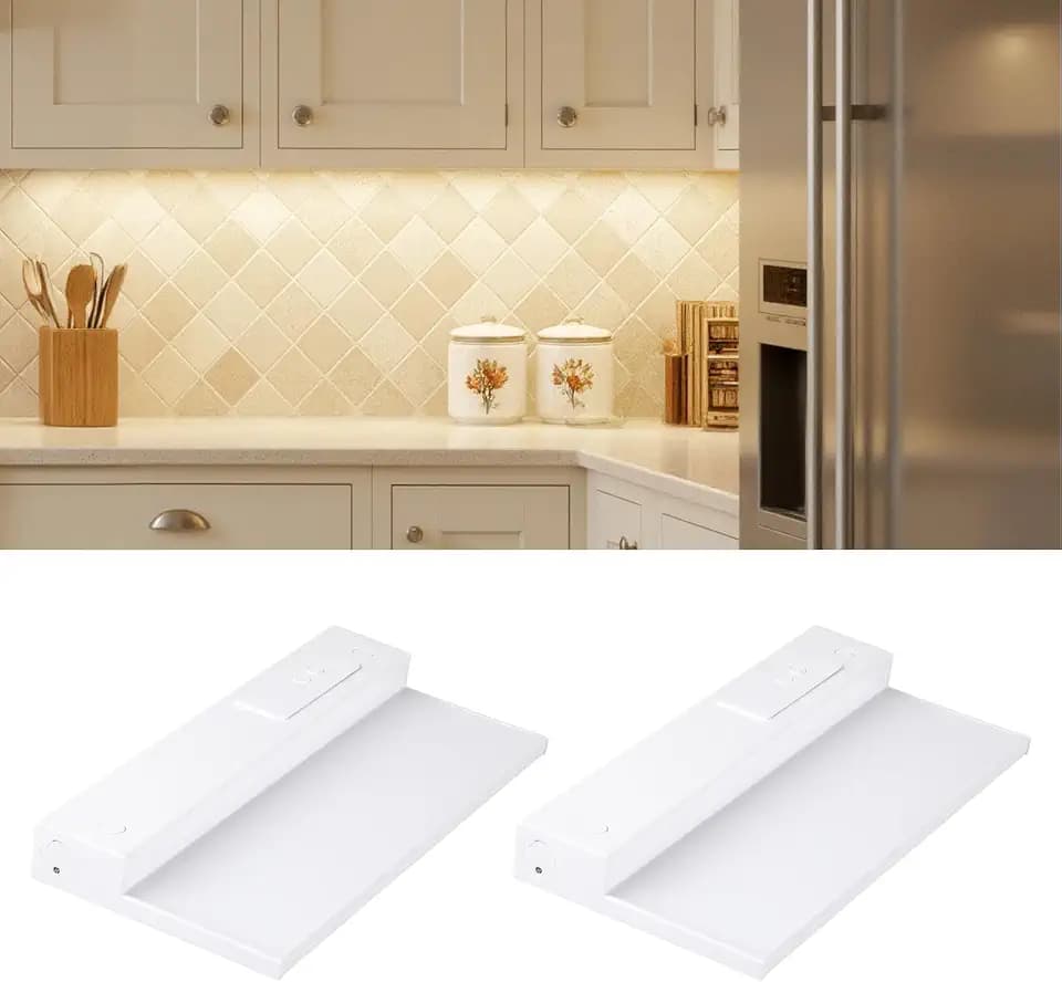 TORCHSTAR 2-Pack LED Under Cabinet Task Lighting, 5CCT