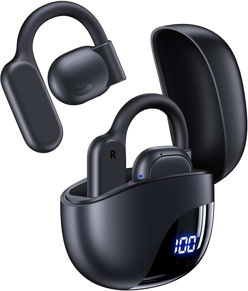 TAGRY AI Translation Earbuds Real Time 164 Languages 80H Playtime Translator Ear Buds Audifonos Traductores Inglés Español Wireless Earphones Bluetooth AI Headphone for Travel Meeting Learning K08
