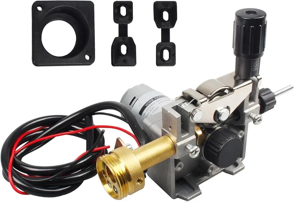 CNCTOPBAOS DC 24V 40W Wire Feed Motor Welder Roll Feeder for MIG MAG