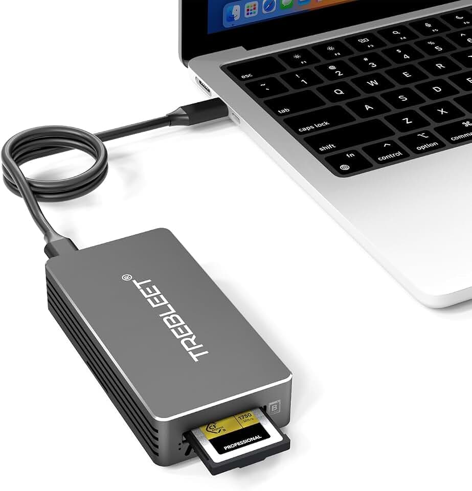 CFexpress Type B Card Reader & NVMe SSD Enclosure, USB 3.2 Gen2 10Gbps