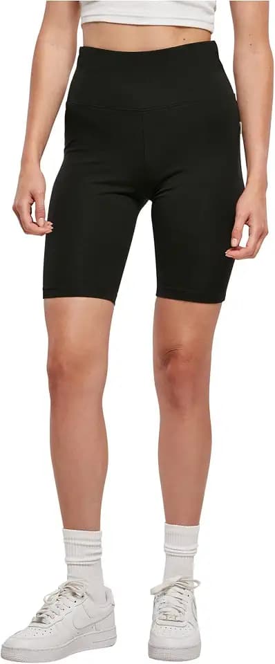 Urban Classics Ladies Organic Stretch Jersey Cycle Shorts Frauen Short schwarz