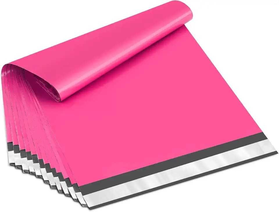 UCGOU Large Poly Mailers 14.5x19 Inch Hot Pink 100 Pack Shipping Bags