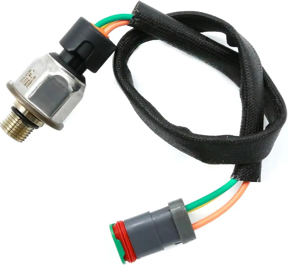2244536 Pressure Sensor, Fuel Injection Pressure Sensor Replacement for Caterpillar On Highway Engines C7 C9, Replaces 224-4536