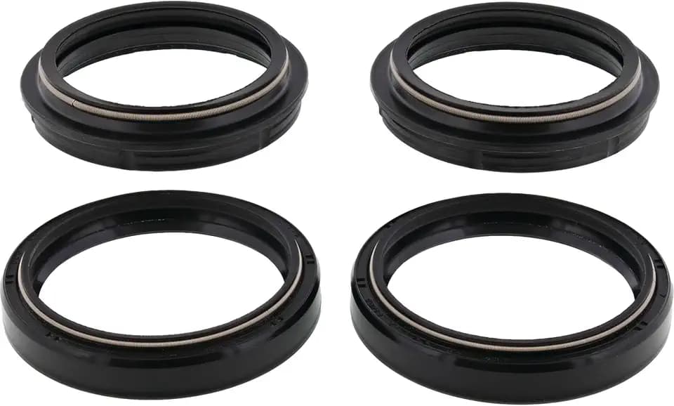 All Balls Racing 56-147 Fork & Dust Seal Kit Compatible with/Replacement for Honda Husqvarna Kawasaki Suzuki Yamaha