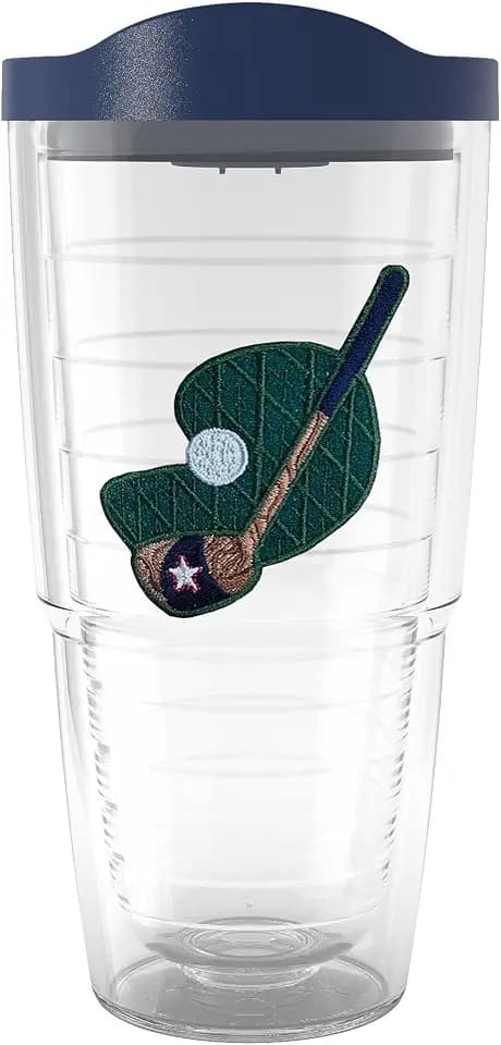 Tervis Golf Drive Time Made in USA Double Walled Insulated Tumbler Travel Cup Keeps Drinks Cold & Hot, 24oz, Classic