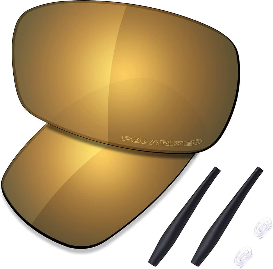 SAUCER Premium Replacement Lenses & Rubber Kits for Oakley Crosshair 2.0 OO4044 Sunglass