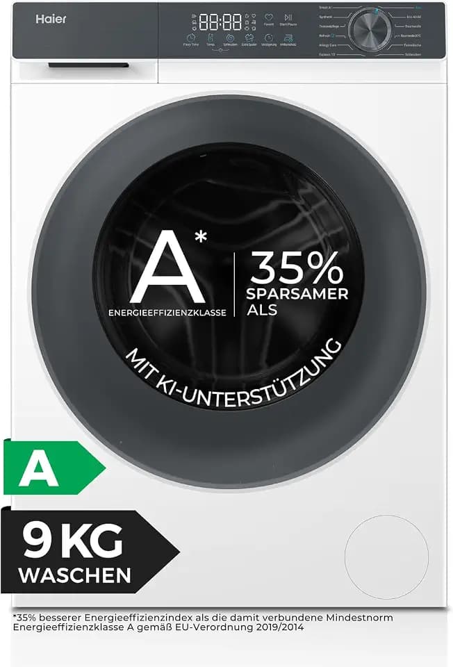 Haier Frontlader Waschmaschine 9kg G3 Serie HW90-BP14637T