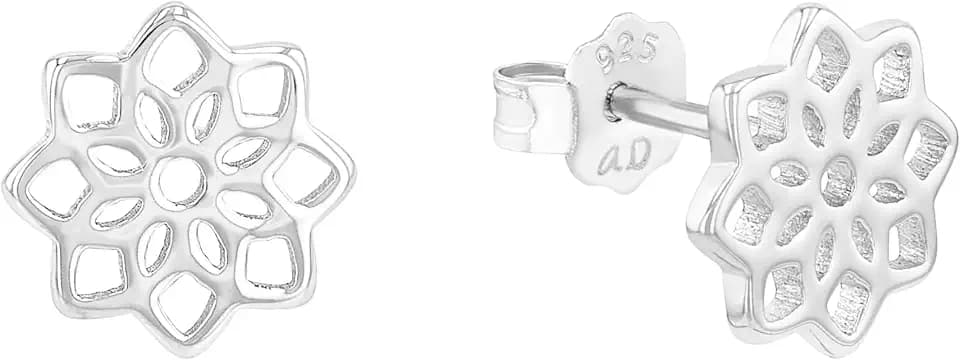 s.Oliver Damen Schmuck – Ohrstecker & Klappcreole aus 925er Silber mit verschiedenen Stein- & Perlendesigns – Klassisch, Zeitlos & Schön – Perfekte Geschenkidee
