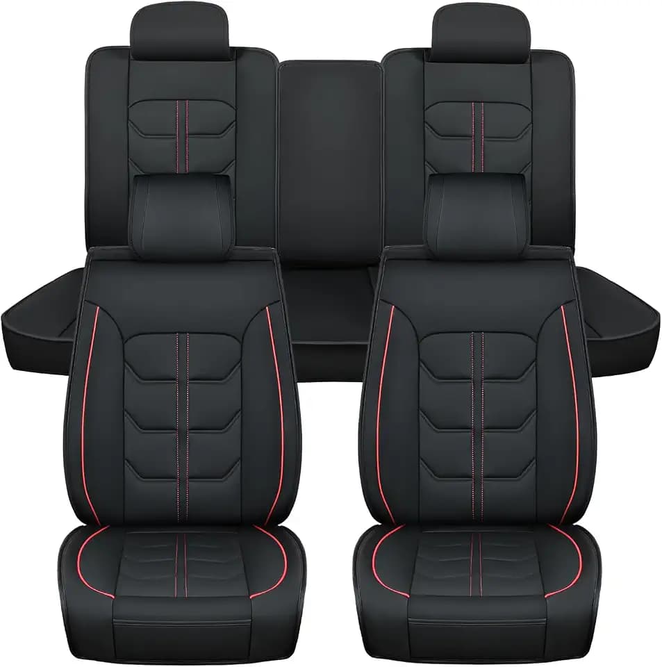 Nilight Car Seat Covers Custom Fit 2007-2024 Jeep Wrangler JK JL 4-Door