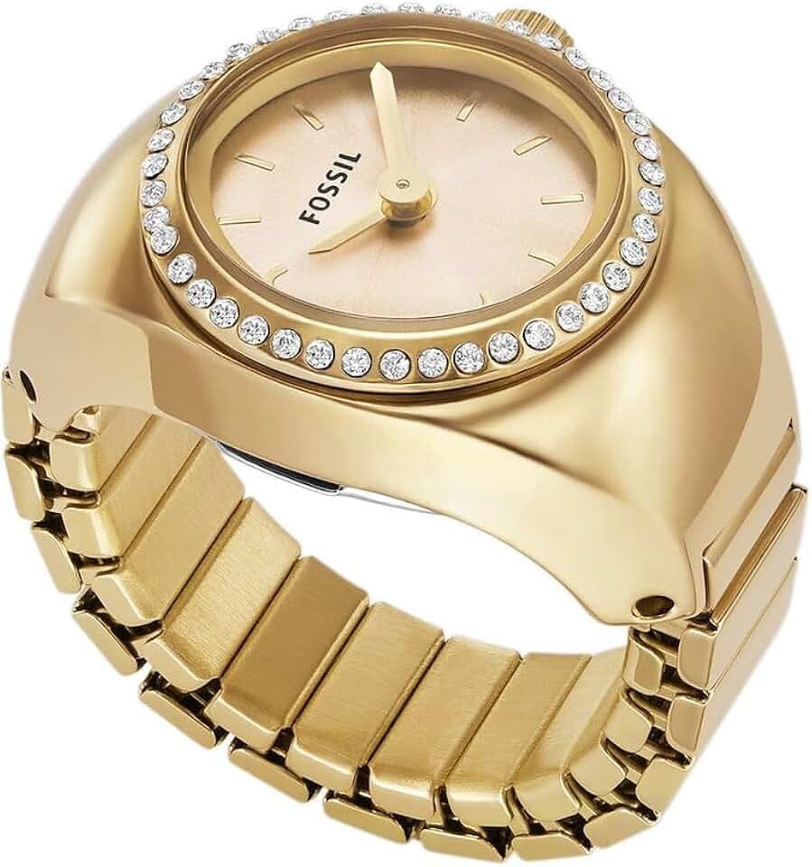 FOSSIL Damen Analog Quarz Uhr mit Edelstahl Armband