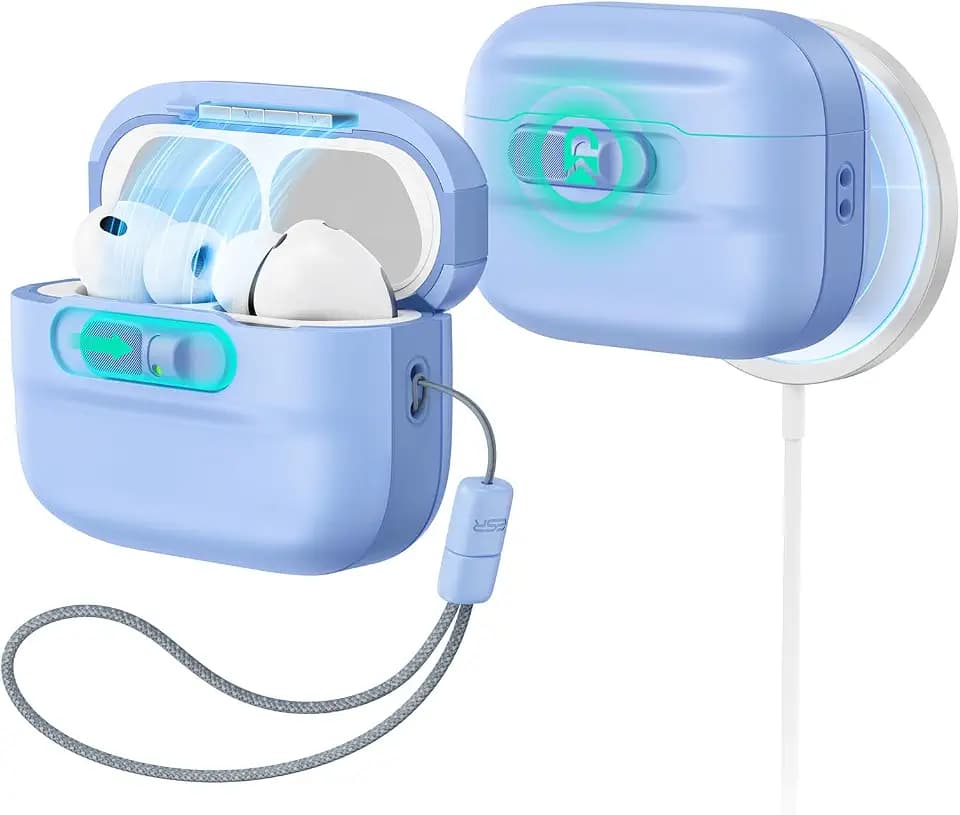 ESR for AirPods Pro 3 Case (2025), Compatible with MagSafe, Light Blue