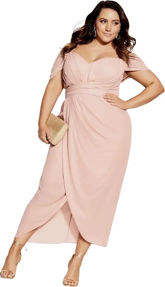 City Chic Women's Plus Size Dress - Entwine Maxi