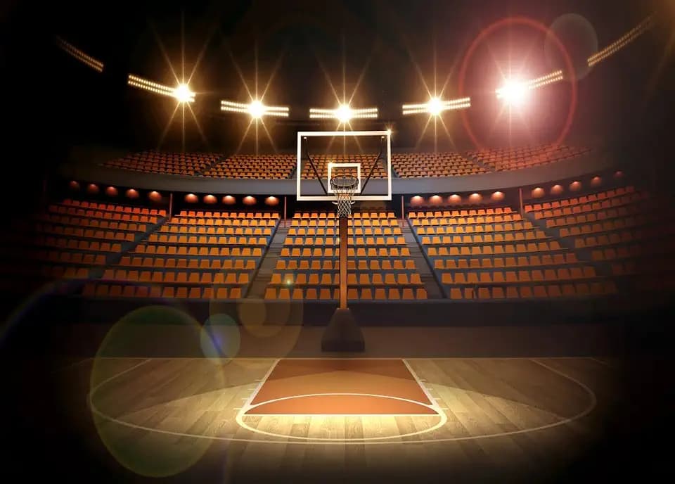 Basketball Backdrop Basketball Arena Photography Background Sports Theme Party Decoration Photoshoot Kids Boys Photo Booth Props 5x3ft