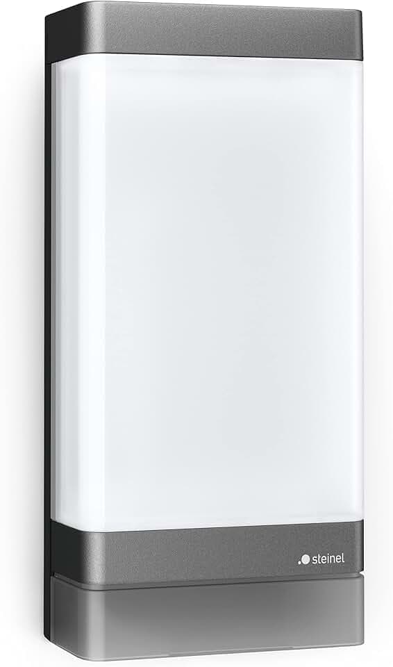 Steinel LED Außenleuchte L 271 digi SC Connect, smarte Wandleuchte, Bewegungsmelder, dimmbar, steuerbar per App, Zeitplan, 6.6 W, 3000 K, Anthrazit
