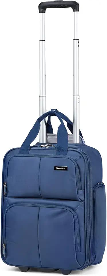 Hanke 16 Inch Underseat Carry On Luggage with 2 Wheels Airline Approved
