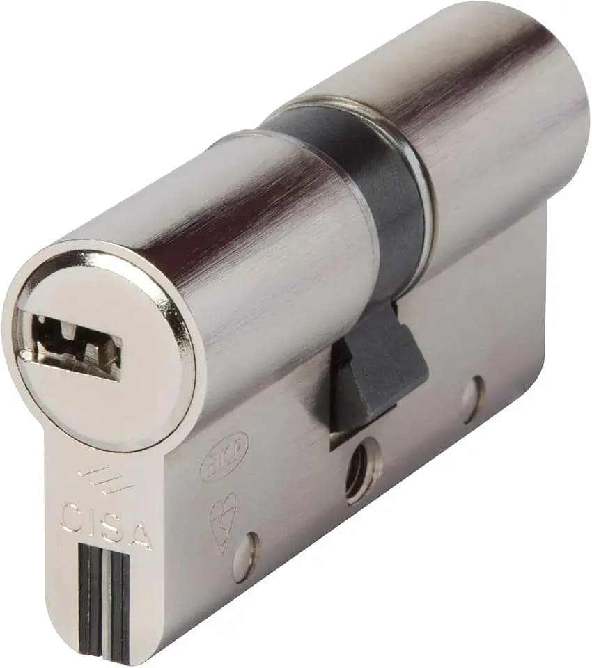 CISA 10A3S117012 Europäischer Zylinder Astral S, vernickeltes Messing, 30/50 mm