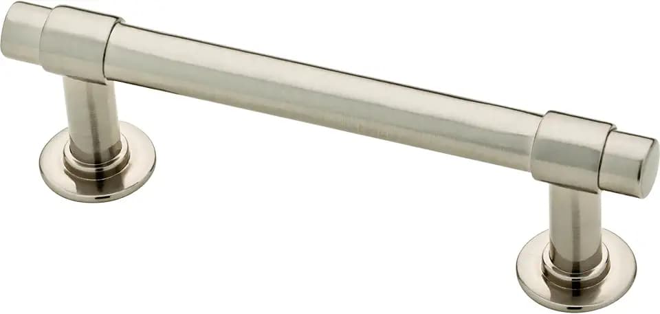Franklin Brass Francisco (10-Pack) Cabinet Handles 3" Hole Center Pulls | Satin Nickel Hardware Kitchen Door, Drawers, Dressers, Furniture P29520K-SN-B