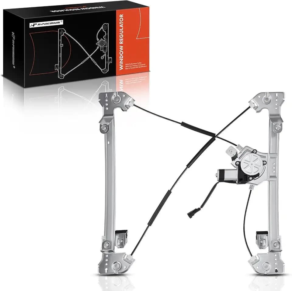 A-Premium Front Driver Side Power Window Regulator with Motor (2-Pin)